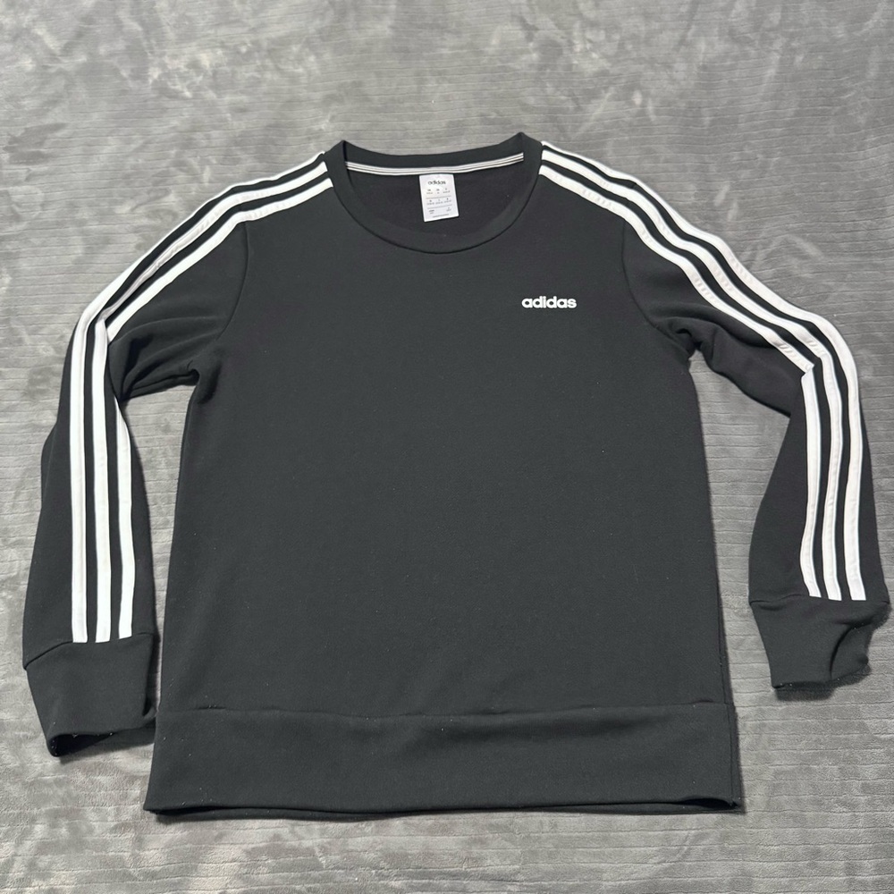 Adidas 3 Stripe Sweatshirt